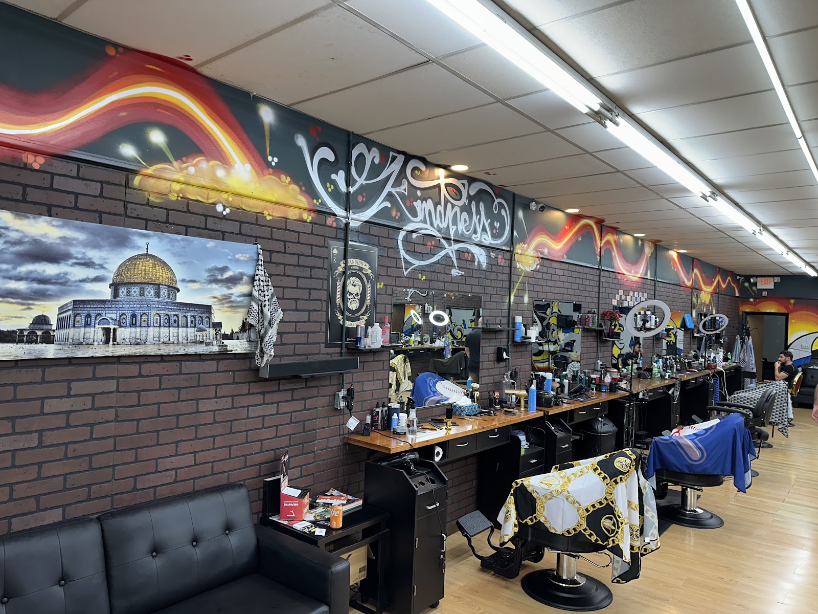 Inside Mr Fade Barbershop
